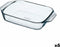 Ovenschaal Pyrex Irresistible Rechthoekig Transparant Glas 6 Stuks 31,5 x 19,7 x 6,4 cm