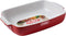 Ovenschaal Rechthoek, Rood, 30 x 22 cm - Pyrex | Signature