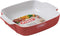 Ovenschaal Vierkant, Rood, 22 x 22 cm - Pyrex | Signature