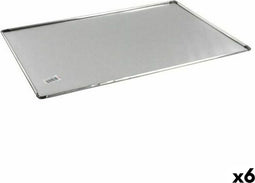 Ovenschaal VR Aluminium Rechthoekig 44 x 31 x 0,5 cm (6 Stuks)
