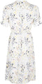 Overhemdjurk van viscose met grafische print