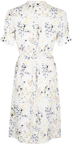Overhemdjurk van viscose met grafische print