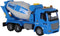 Overige Merken Betonmixer Truck 30 cm + Licht en Geluid Blauw/Grijs