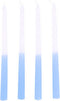 Overige Merken Dip Dye Kaars Wax Blauw 30,5X2,2 Cm 4 Stuks