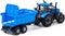 Overige Merken Farmer Frictietractor + Trailer Blauw/Zwart