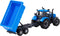 Overige Merken Farmer Frictietractor + Trailer Blauw/Zwart