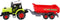 Overige Merken Farmer Trekker met Aanhanger 45 cm Groen/Rood