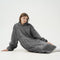 Overige Merken Hoodie Plaid Sherry 70X110 Cm Charcoal Grey
