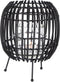 Overige Merken Lantaarn Rattan 20 Cm Beige/Zwart Assorti