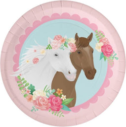 Overige Merken Papieren Paarden Bordjes 6 Stuks