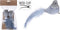 Overige Merken Vogel Op Clip 16 Cm 2 Stuks Zilverkleurig