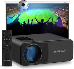 Overmax Multipic 4.2 - Beamer - 200” FULL HD - sterke schermhelderheid - WIFI Android/iOS