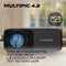 Overmax Multipic 4.2 - Beamer - 200” FULL HD - sterke schermhelderheid - WIFI Android/iOS