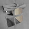 Overseas - Tipi tent - Speeltent - Smoke Grey - Met vlaggetjes en speelkleed - Kinderkamer