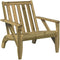 vidaXL - Tuinstoel - Adirondack - 75x77x77 - cm - geïmpregneerd - hout