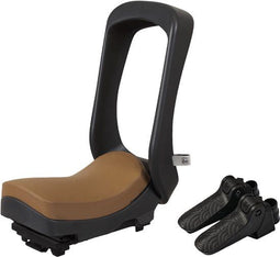 Urban Iki Junior - Fietszitje - Ergonomische zitting opklapbare rugleuning - Bincho Black/Kurumi Brown