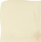 vidaXL - Palletkussen - 60x60x12 - cm - stof - crèmekleurig