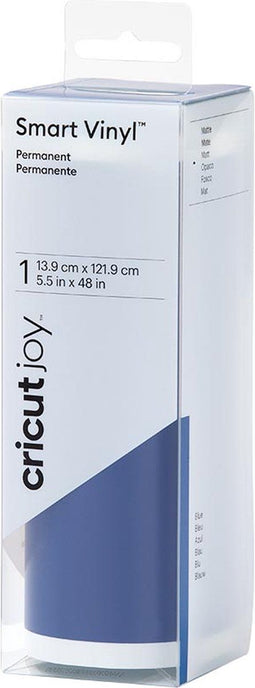 Cricut Joy Smart Vinyl Permanent 14x122cm – Blauw, Mat (1 vel)