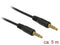 Delock 85699 - 3,5mm Jack 5-polig stereo audio kabel - Geschikt voor Sony DNC - Zwart