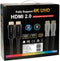 Transmedia C 508-70 M - HDMI AOC - 4K 60Hz HDR - Goud Zwart
