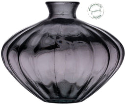 Vaas Grijs Gerecycled glas 19 x 19 x 14 cm