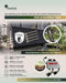 Microomvormer van NEP BDM800VA - Plug and Play - MPPT-efficientie > 99,5% - 5 m netsnoer - app voor