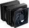 Cooler Master MasterAir MA824 Stealth - CPU Koeler - 8 Heatpipes Dubbele Toren - Zwart
