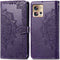 iMoshion Hoesje Geschikt voor Motorola Edge 30 Fusion Hoesje Met Pasjeshouder - iMoshion Mandala Bookcase - Paars