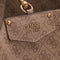 Guess Eco Brenton - Grote Schoudertas Dames - 3-in-1 met etui - Beige