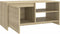 vidaXL - Salontafel - 102x50x45 - cm - bewerkt - hout - sonoma - eikenkleurig