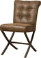SIDD Barcelona sidechair - fabric cherokee 9 brown