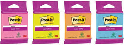 Memoblok 3m post-it 6920 ss 76x76mm ass. kleur | 16 stuks