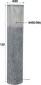 AnLi Style Vloerlamp Ø25 cilinder 120cm
