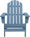 vidaXL - Tuinstoel - Adirondack - massief - vurenhout - blauw