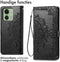 iMoshion Hoesje Geschikt voor Motorola Edge 40 Hoesje Met Pasjeshouder - iMoshion Mandala Bookcase - Zwart