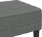 vidaXL - Donkergrijze - Bank - 113x57x39 - cm - Stof