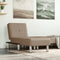 vidaXL - Chaise - longue - kunstleer - capuccinokleurig