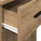 vidaXL - Computertorenstandaard - met - lade - 35x45x77 - cm - artisanaal - eiken