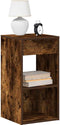 vidaXL - Nachtkastjes - 2 - st - met - lade - 35x34x66,5 - cm - gerookt - eikenkleurig