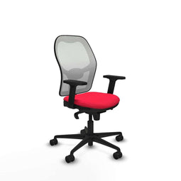 Piqueras y Crespo 2D036N0 - Bureaustoel - Verstelbare hoogte met armleuning - Rood