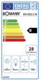 Bomann DU 652.1 IX - Afzuigkap wandschouw - 338,6 m³/uur - RVS