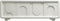 Tv-meubel DKD Home Decor Wit Hout MDF 160 x 37 x 50 cm