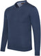 Cappuccino Italia - Heren Trui Salerno Pullover - Blauw - Maat XL