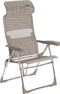 Crespo AL/206 - Strandstoel - Compact - Verstelbaar in 7 standen - Licht grijs
