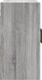 vidaXL - Wandkast - 60x31x60 - cm - bewerkt - hout - grijs - sonoma - eikenkleurig