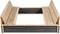 EXIT Aksent houten zandbak 136x132cm
