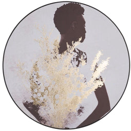 Canvas Vrouw 70 x 1,2 x 70 cm