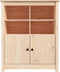 vidaXL - Dressoir - 83x41,5x100 - cm - massief - grenenhout