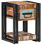 vidaXL - Nachtkasten - 2 - stuks - 40x40x40 - cm - Massief - Gerecycled - Hout