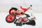 Volare Disney Cars Kinderfiets - Jongens - 10 inch - Rood - Inclusief zijwieltjes